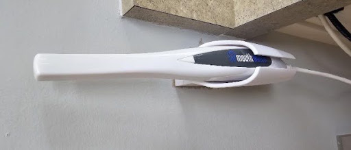Intraoral camera used for close-up dental exams at Hartman Dentistry
